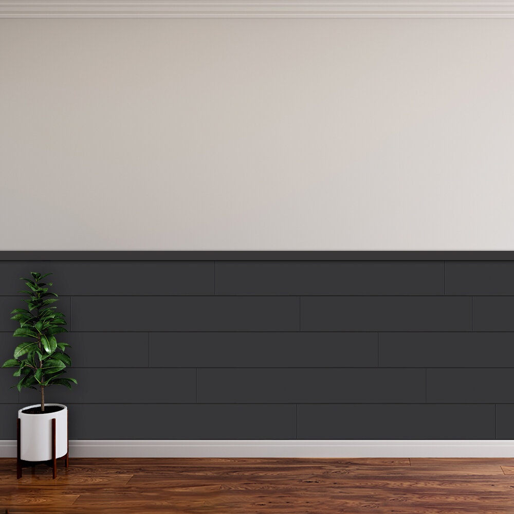 Cape Classic Nickel Gap 7.44" x Variable Length Peel and Stick Shiplap Wall Paneling