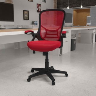 Cappello High Back Mesh Ergonomic Swivel Office Computer Chair with Flip-up Arms