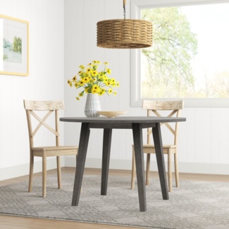 Captiva 43'' Solid Wood Dining Table