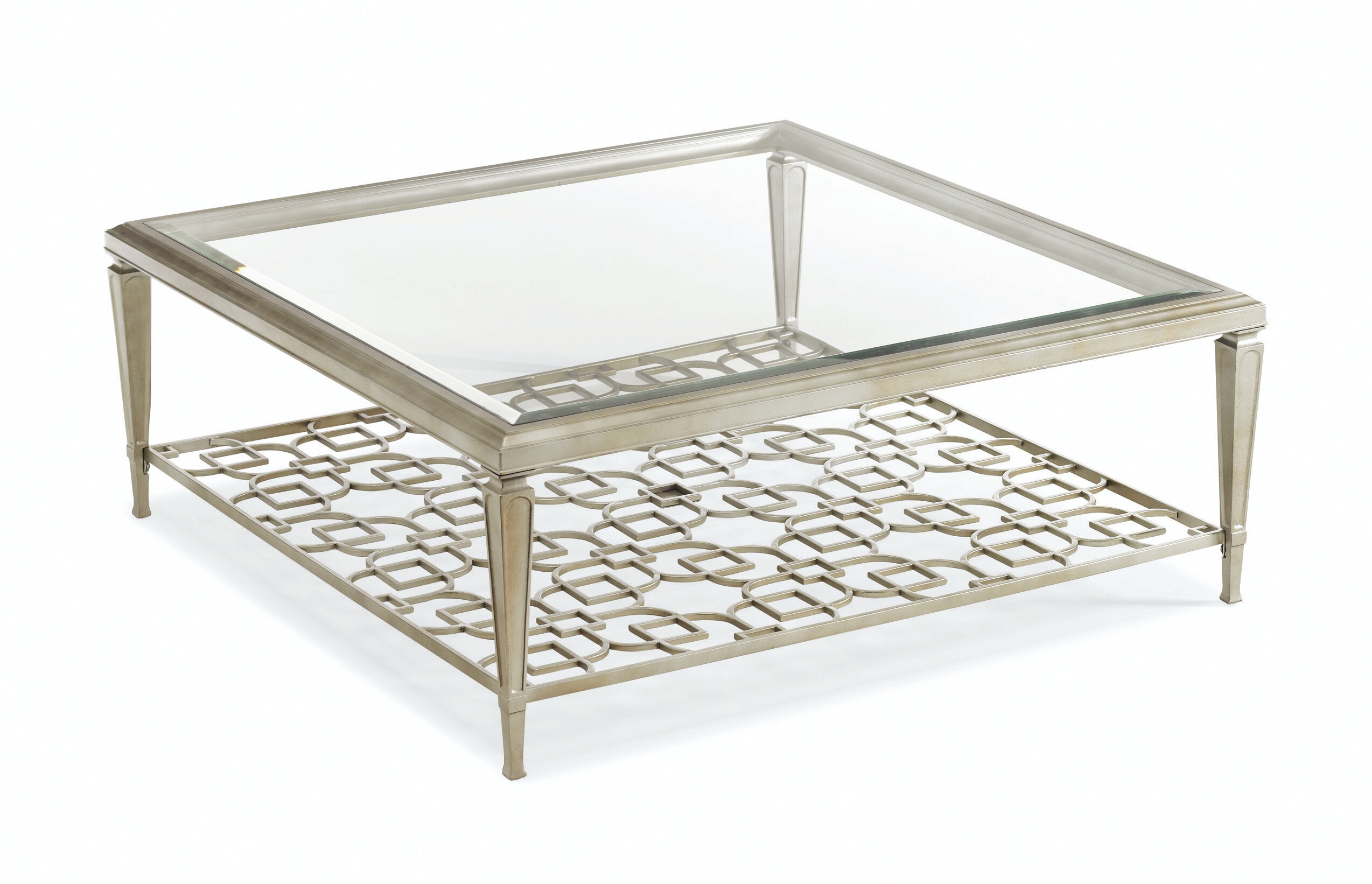 Caracole Classic Leaf Coffee Table with Storage