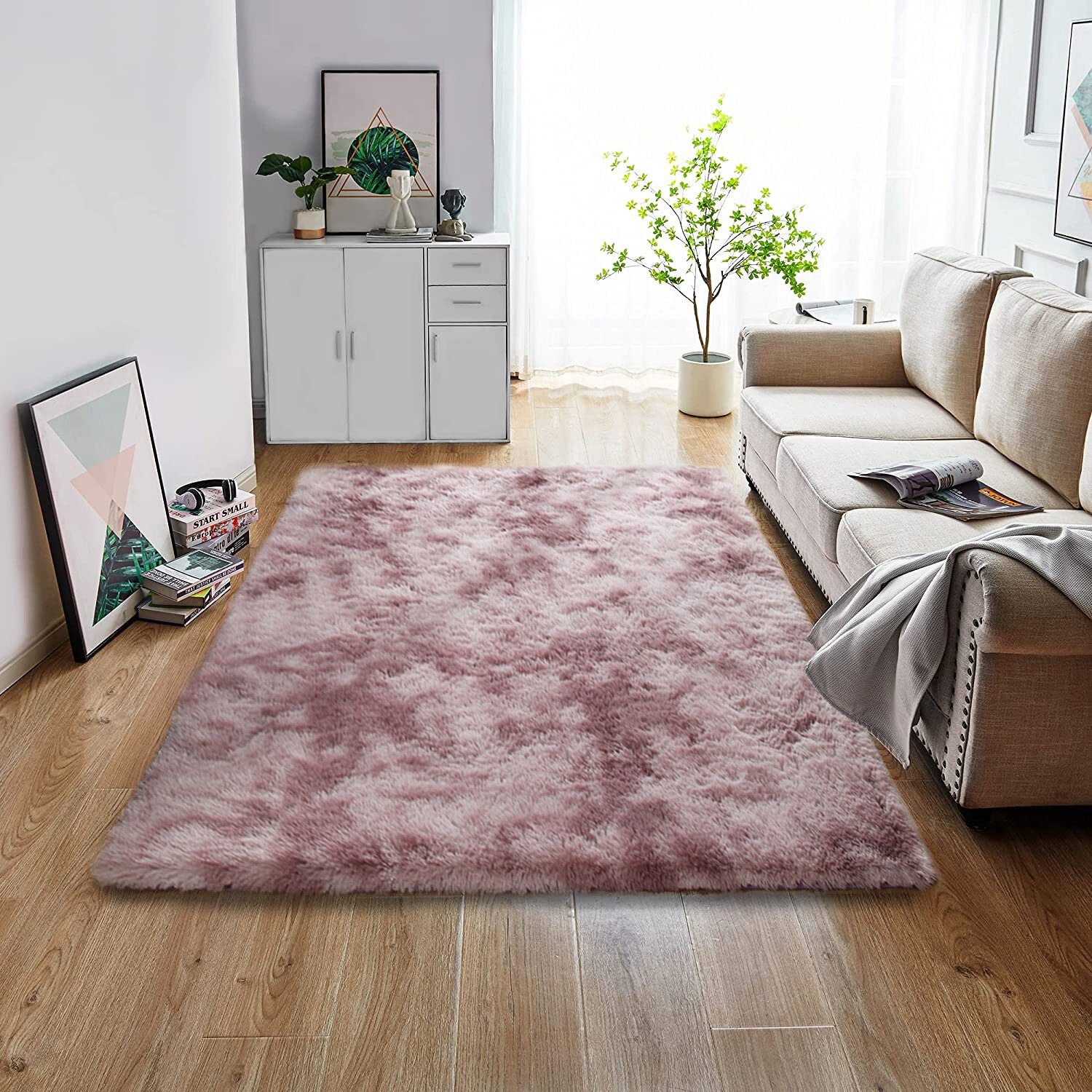 Caraleigh Performance Pink Rug