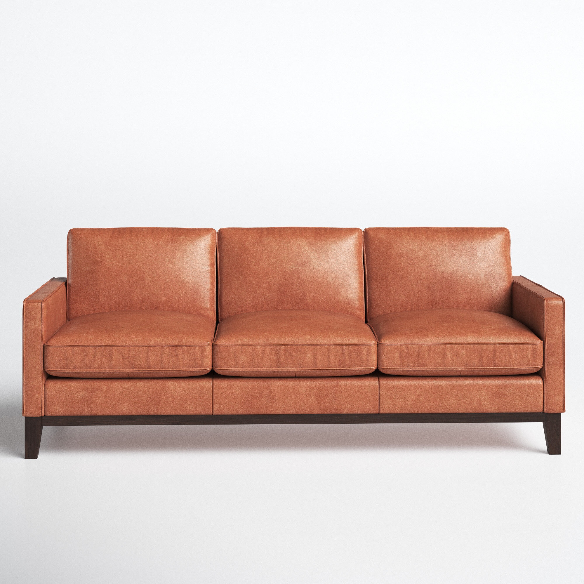 Cascades 84.5'' Leather Sofa