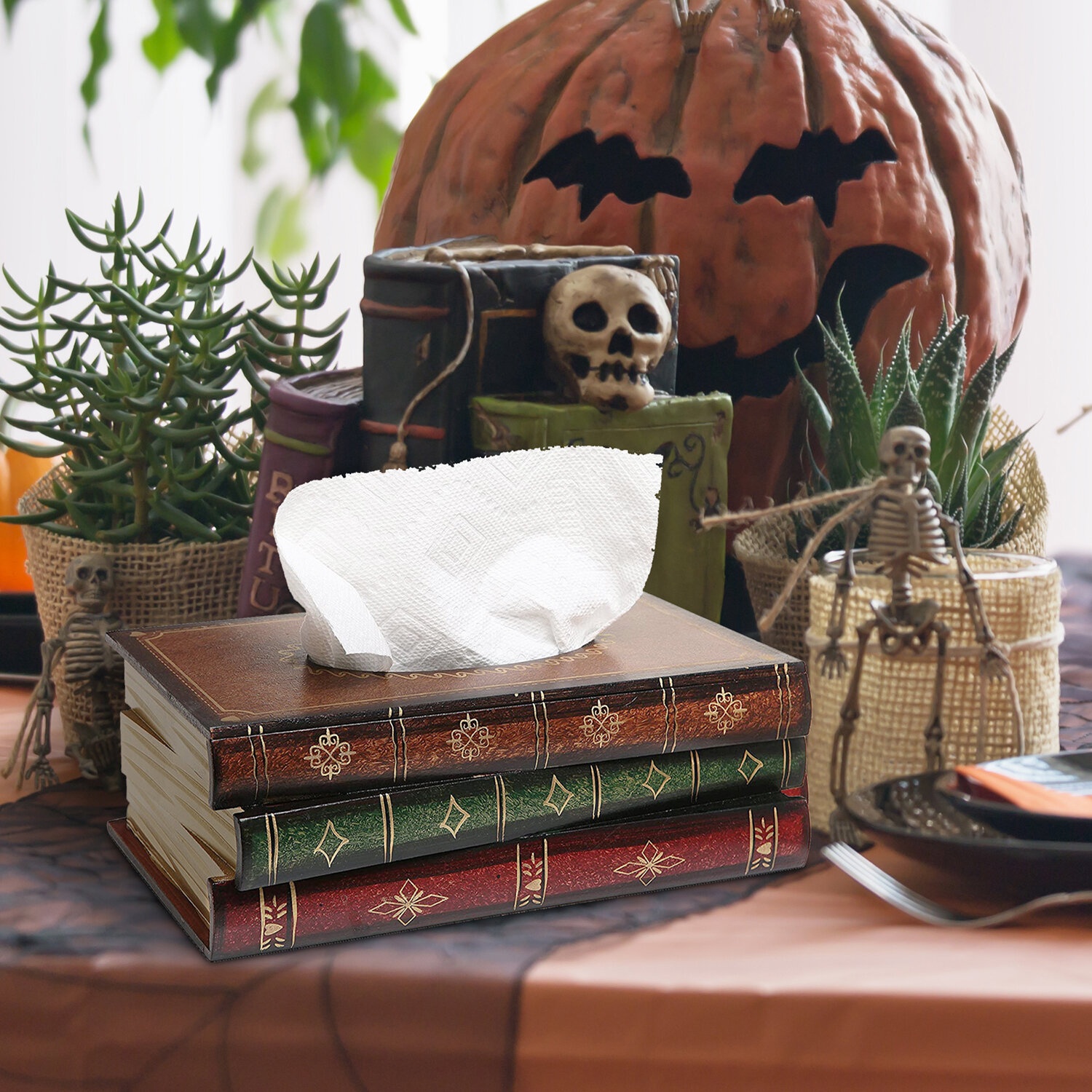 Castlewood Book Tissue Box Cover