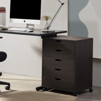 Castorena 19.7'' Wide 5 -Drawer Mobile Vertical Filing Cabinet