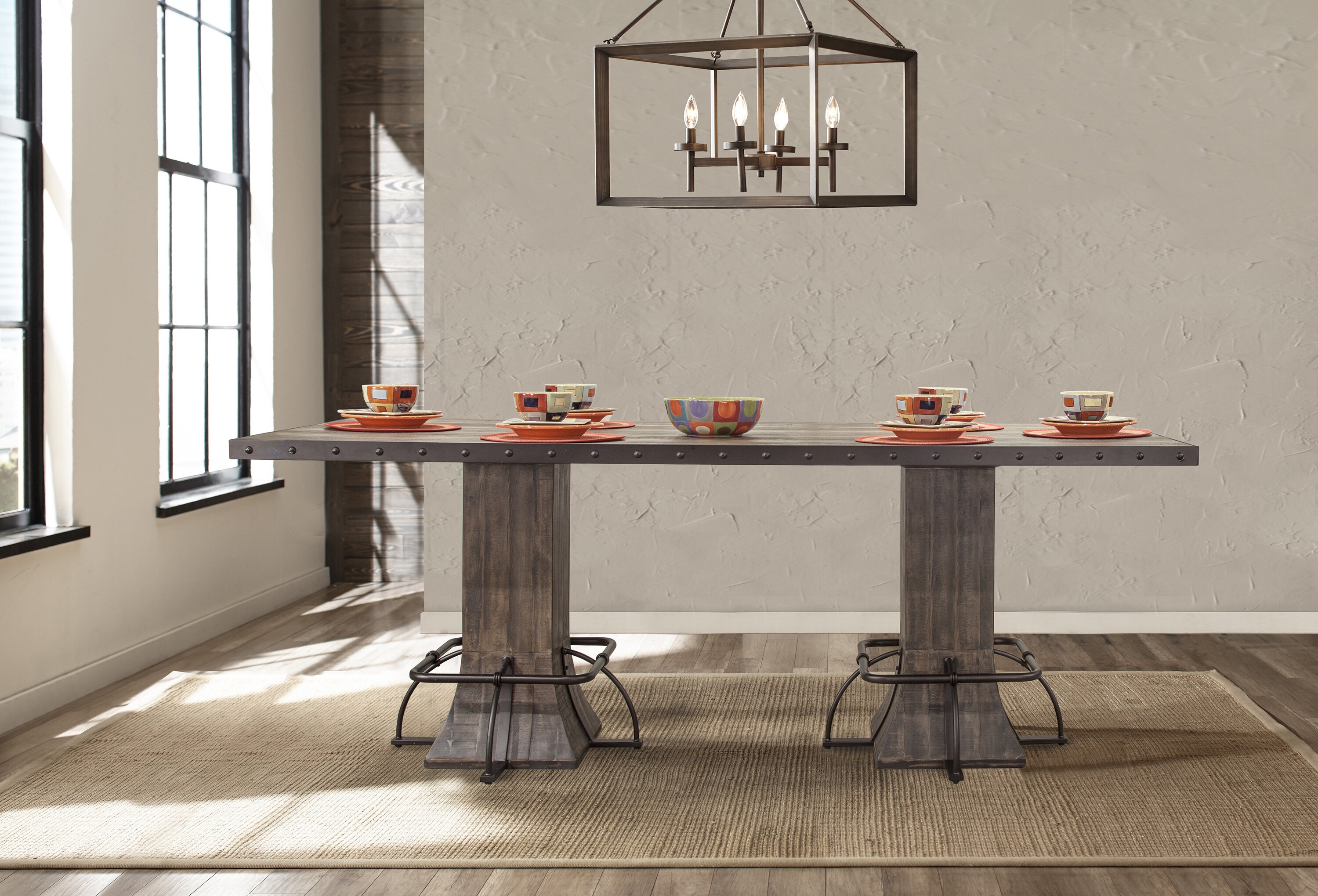 Cathie Counter Height 96'' Dining Table