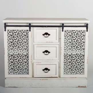 Caylor 25.25'' Tall 2 - Door Accent Cabinet