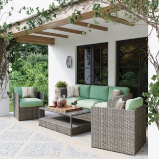 Chandler Metal 4 - Person Seating Group