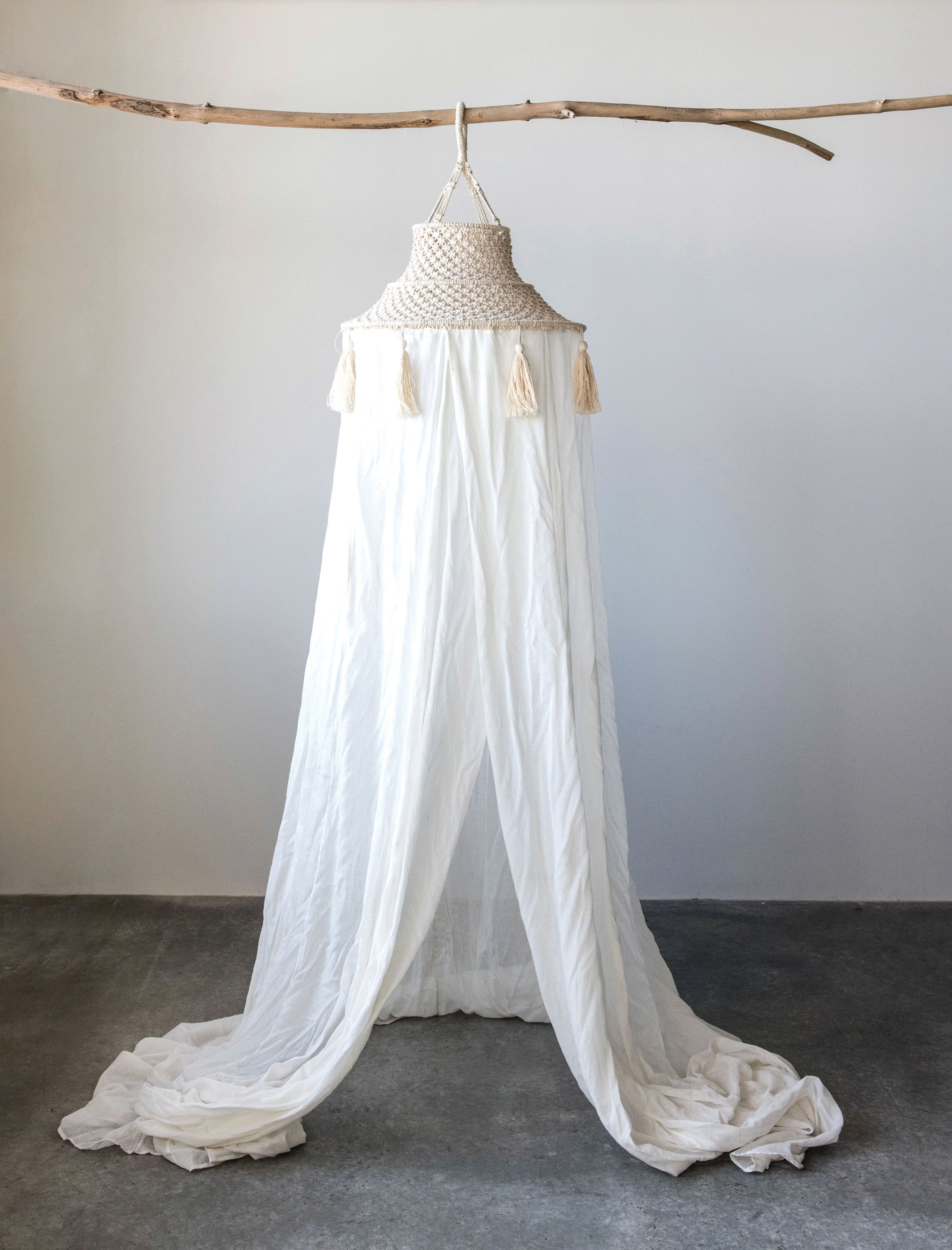 Chasteen 100% Cotton Bed Canopy