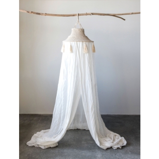 Chasteen 100% Cotton Bed Canopy