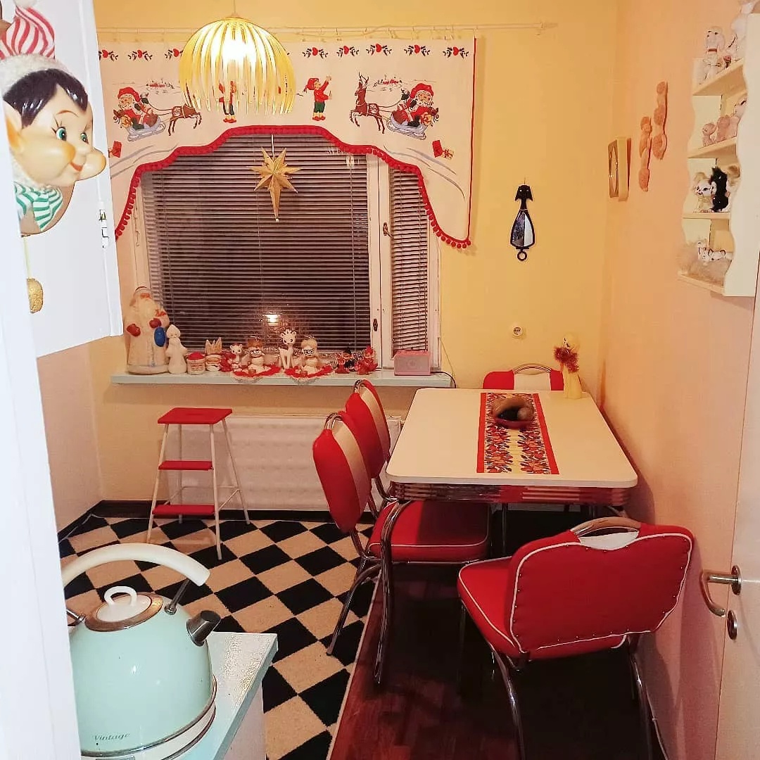 Checkered floor on a budget