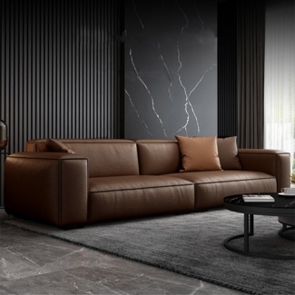 Full Grain Leather Sofa - VisualHunt
