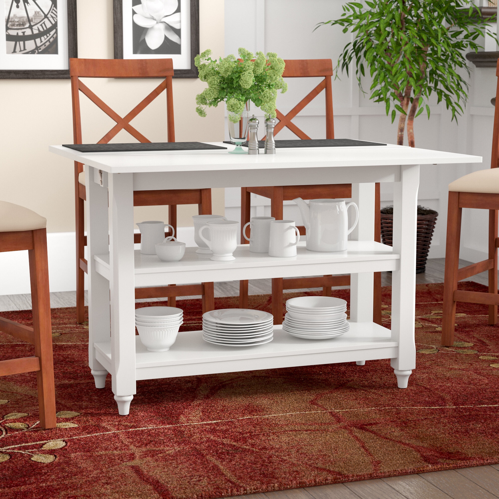 Cherina Butterfly Leaf Dining Table