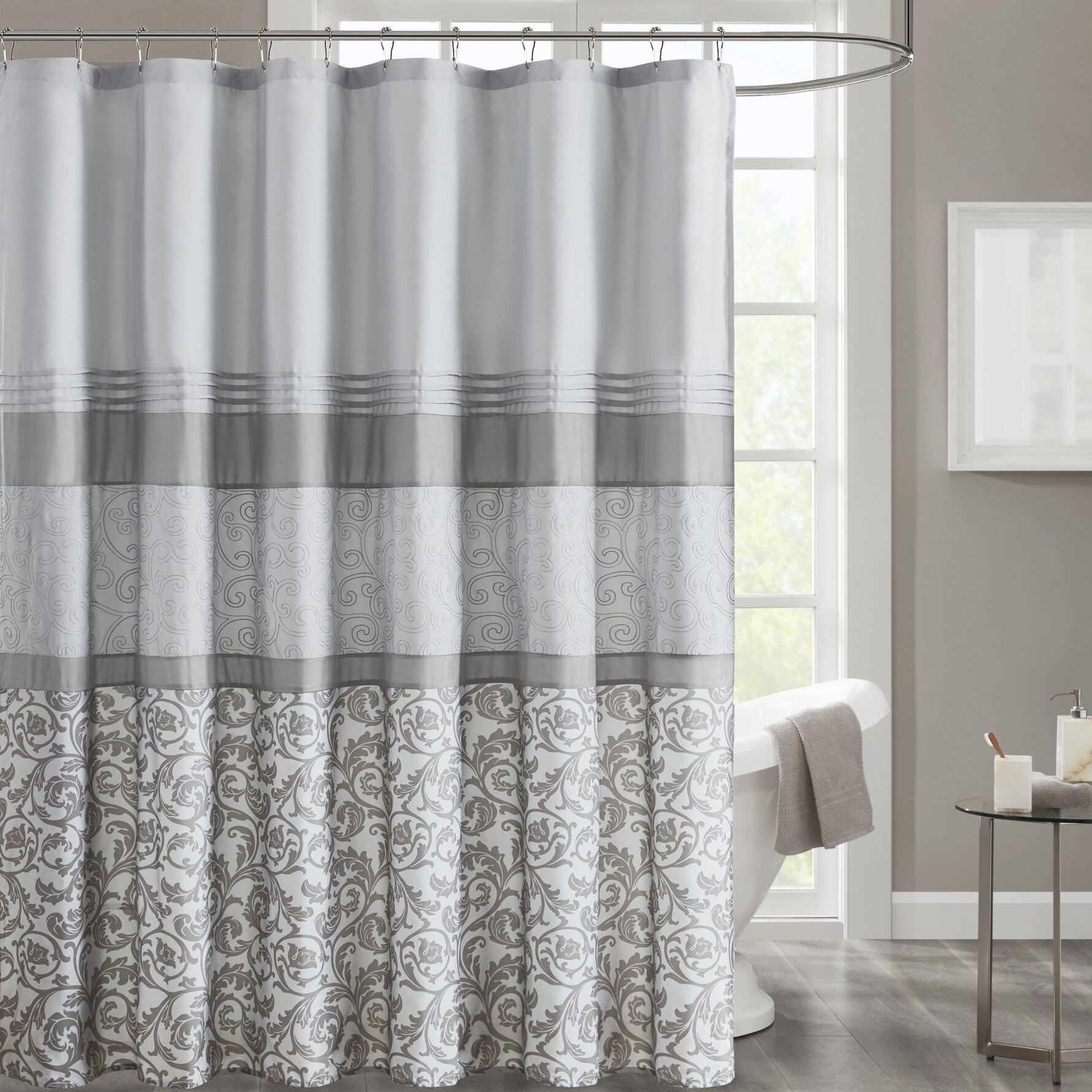 Cherryford Floral Single Shower Curtain