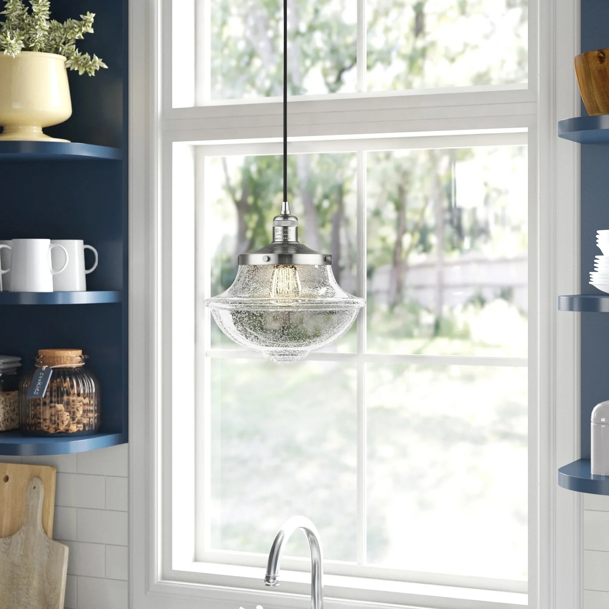 Chesapeake 1 - Light Single Schoolhouse Pendant