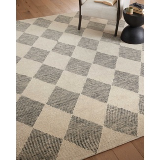 Chris Loves Julia x Loloi Francis Collection FRA-01 Beige / Charcoal, ContemporaryArea Rug