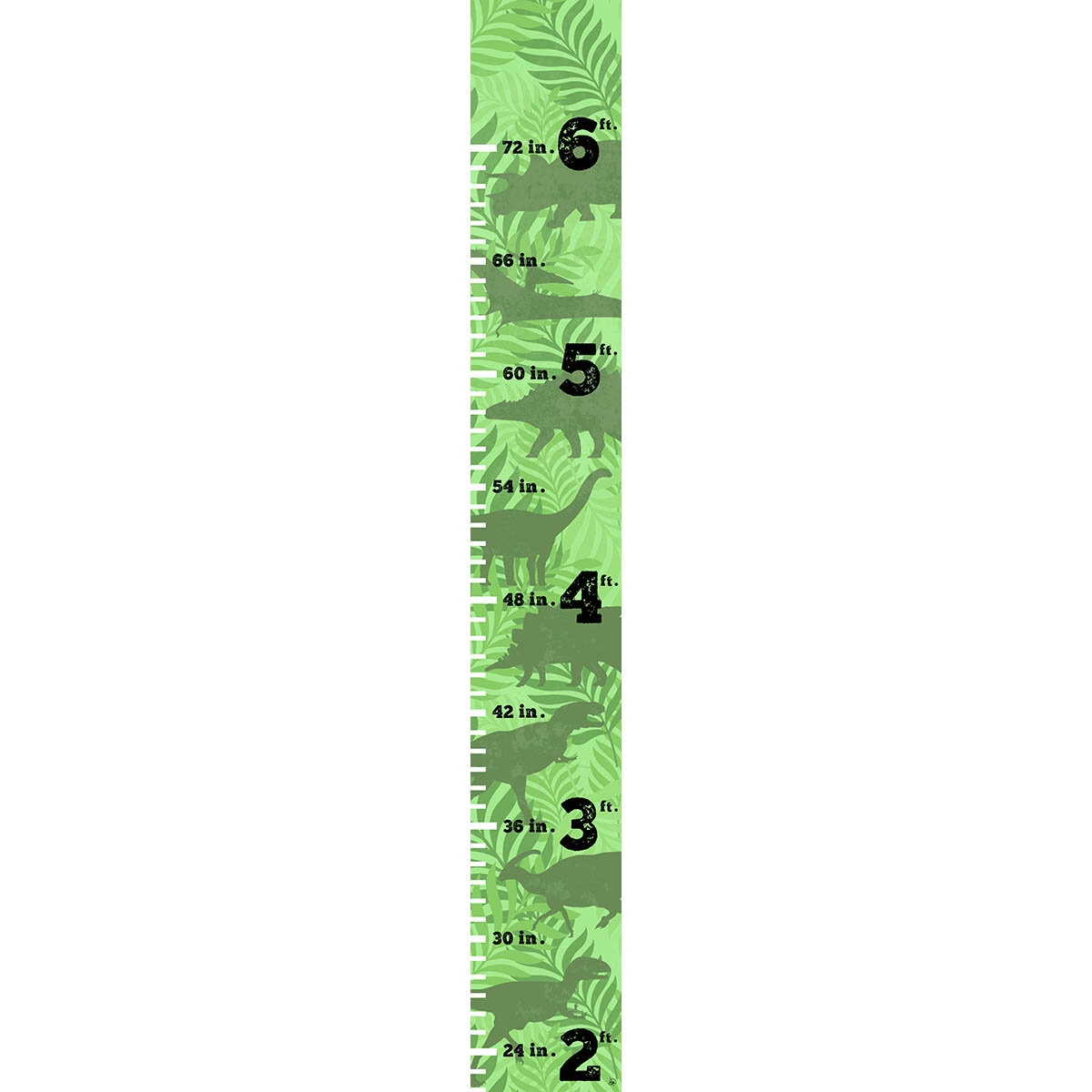 Chul Dinosaurs with Ferns Personalized Growth Chart