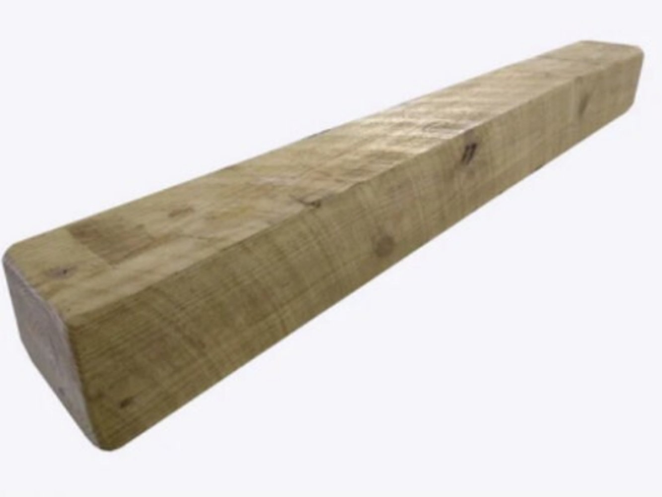 Circular Sawn Barn Beam Fireplace Mantel (Unfinished)