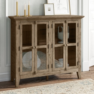 Claire 42'' Tall 4 - Door Accent Cabinet
