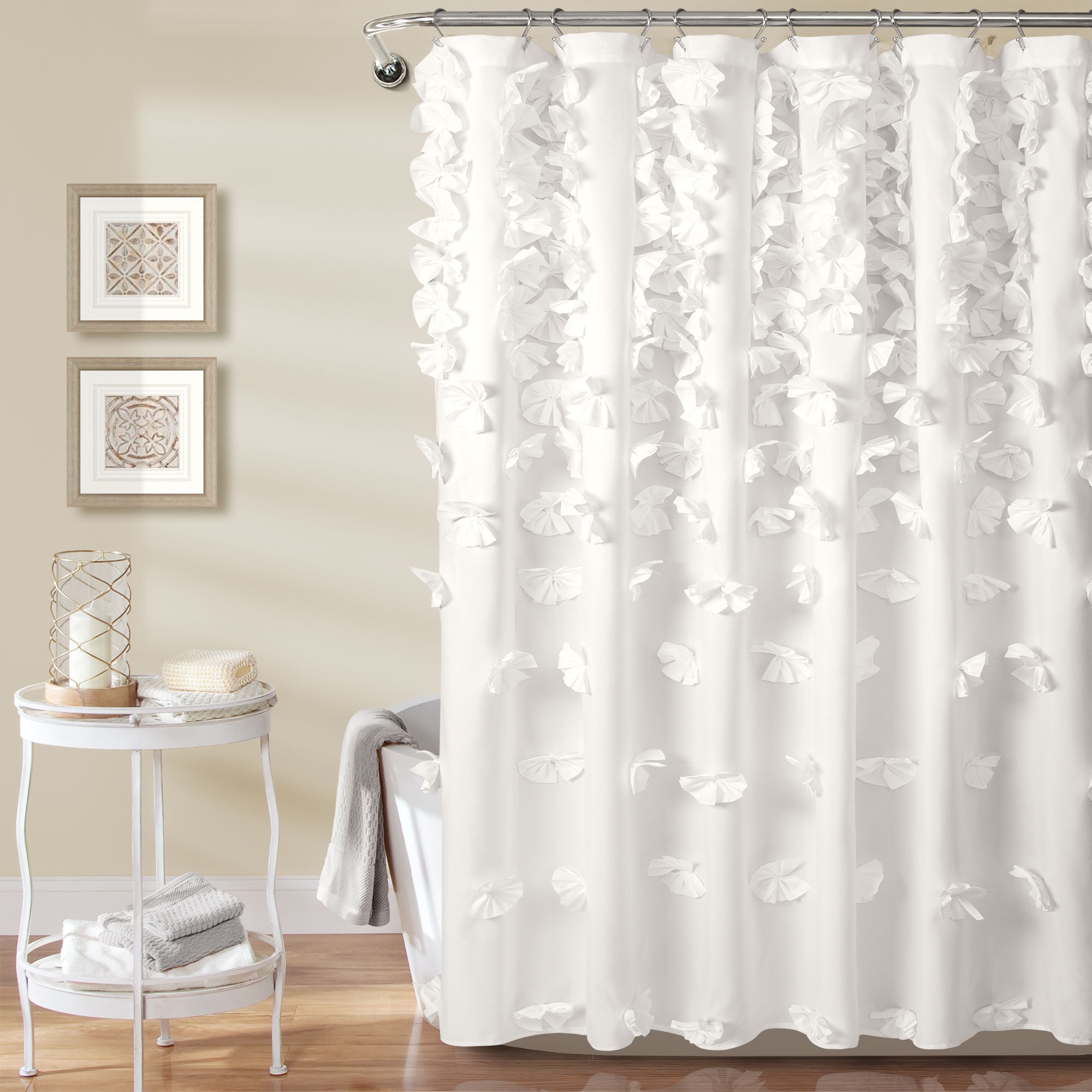 Clarkstown Solid Color Single Shower Curtain