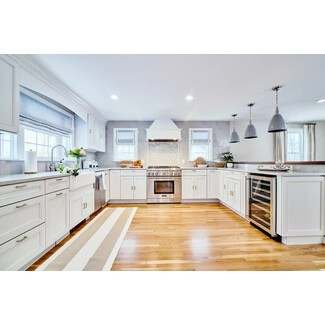 Classic finishes in rustic kitchen