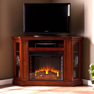 Cleckler TV Stand for TVs up to 55" with Fireplace Included