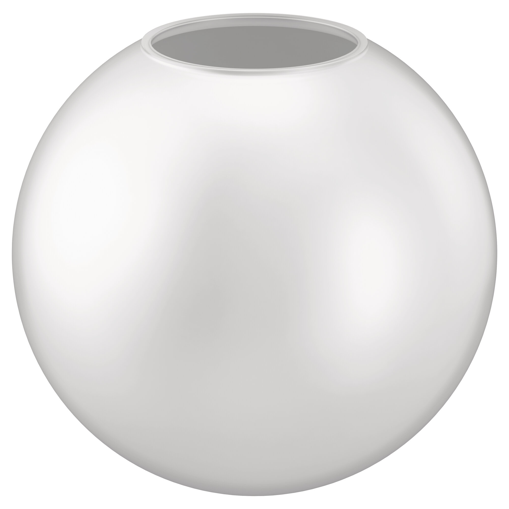 Colinet 5.16" H Glass Sphere Lamp Shade in White