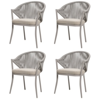 Colmesneil 4pcs Aluminum Chair