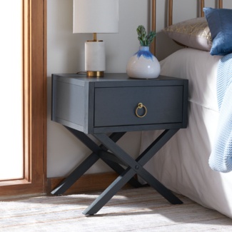 Commer Solid + Manufactured Wood Nightstand