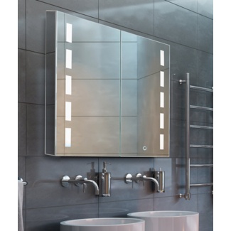 Conde 30'' W 30'' H Frameless Medicine Cabinet with Mirror and 3 Adjustable Shelves