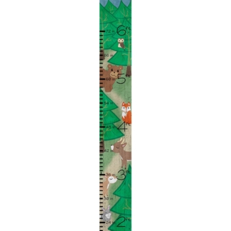 Coppedge Cute Forest Animals Personalized Growth Chart
