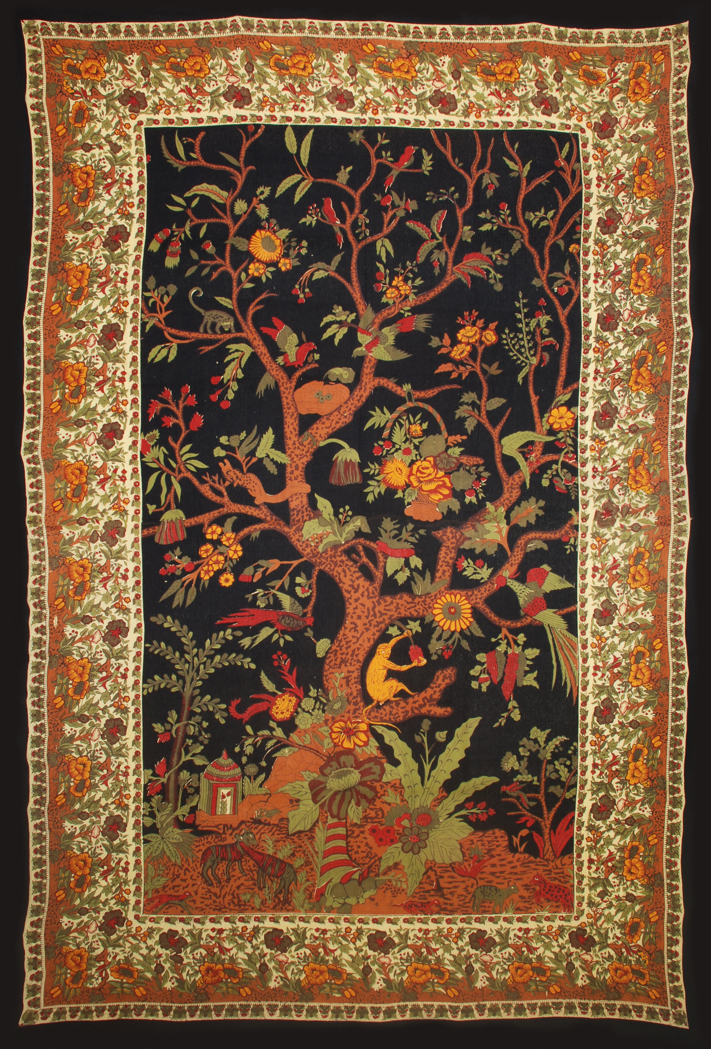 Cotton Tree of Life Tapestry