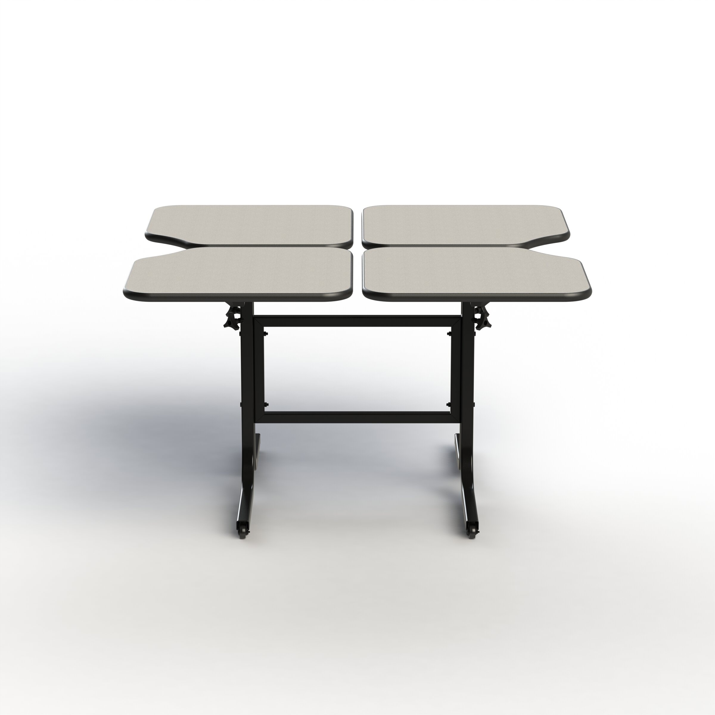 Counter Height Butterfly Leaf Pedestal Dining Table