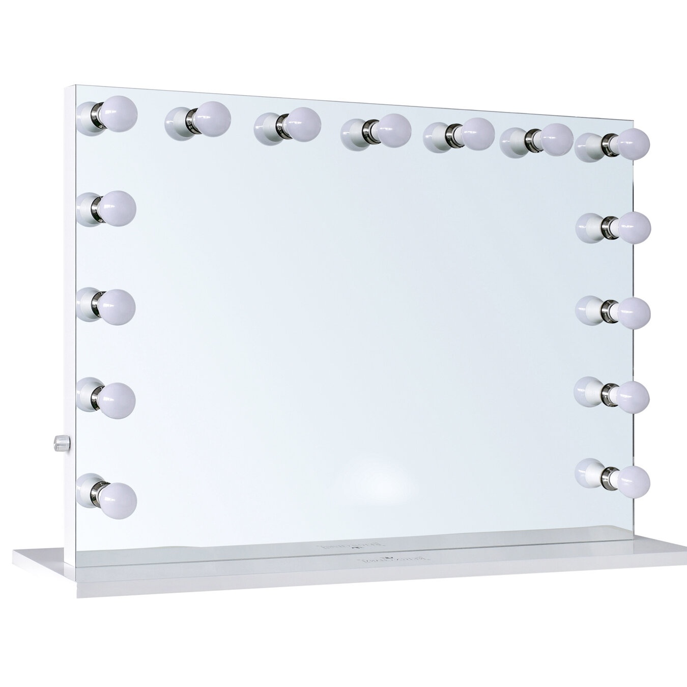 Crider Rectangle LED Wood Mirror