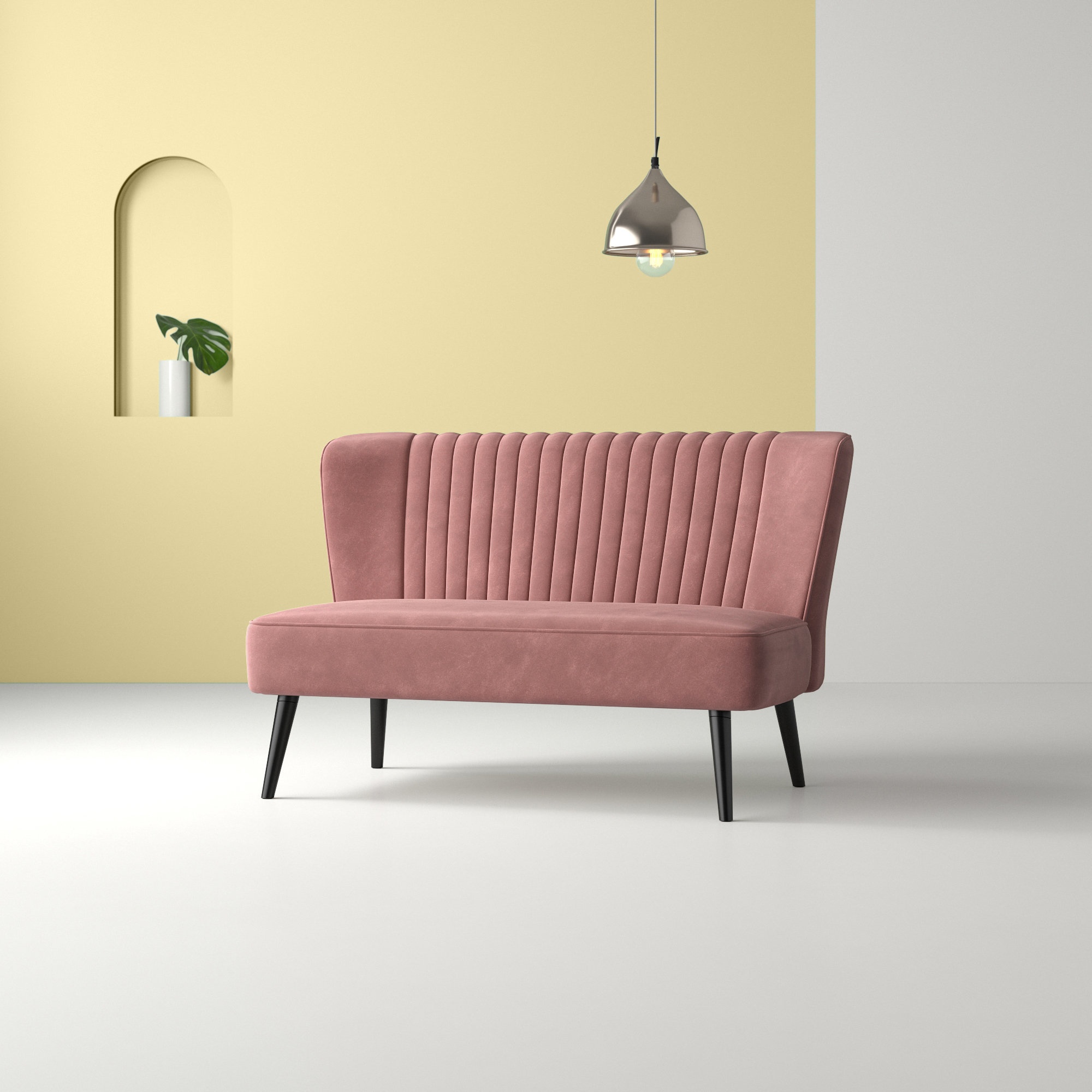 Cumbria 52.36'' Upholstered