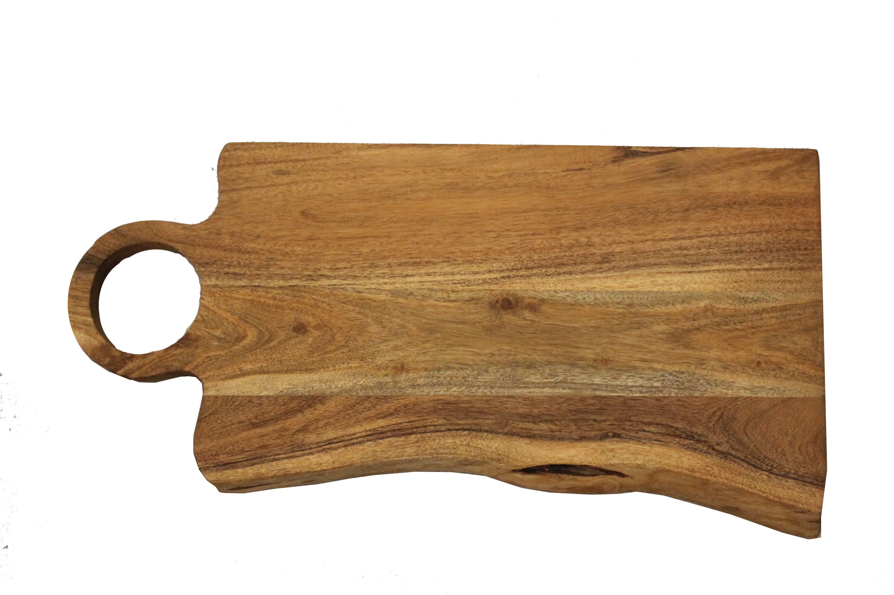 Cutting Board with Curved Handle Style 1