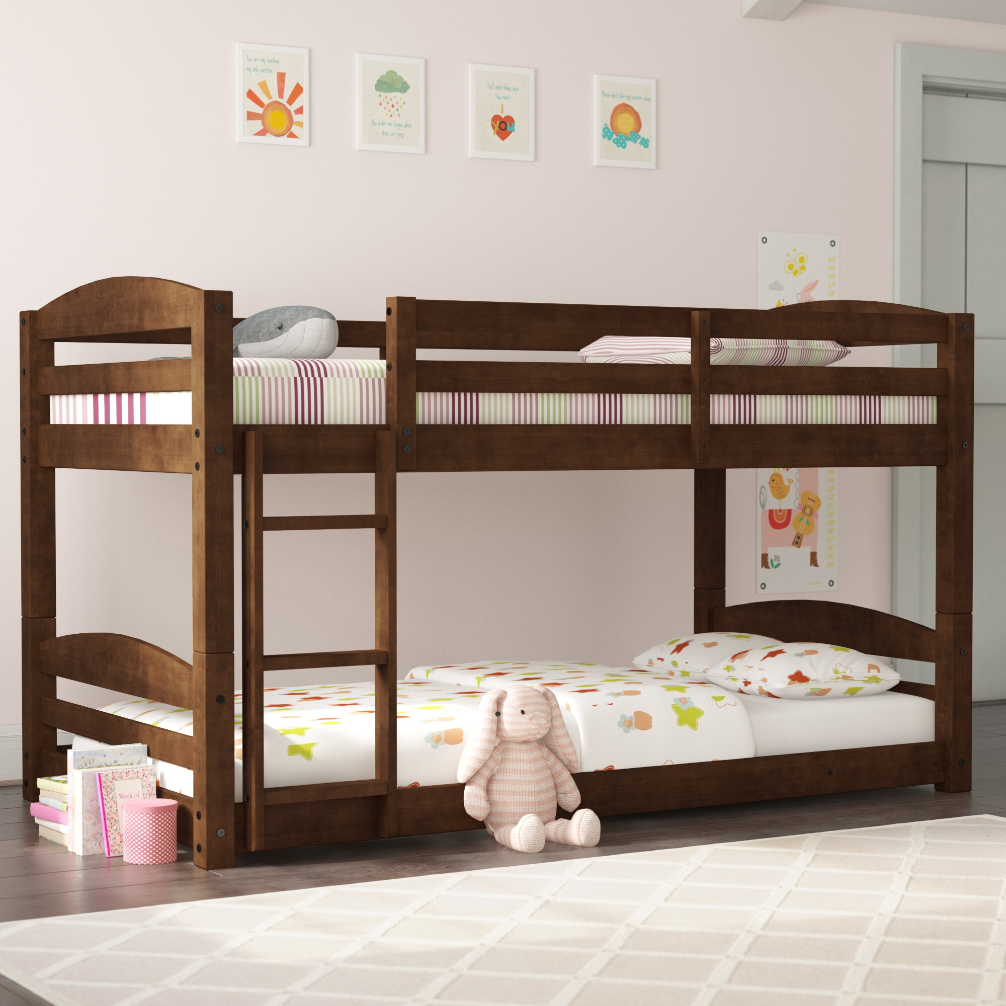 Harriet bee eloy queen over queen store bunk bed