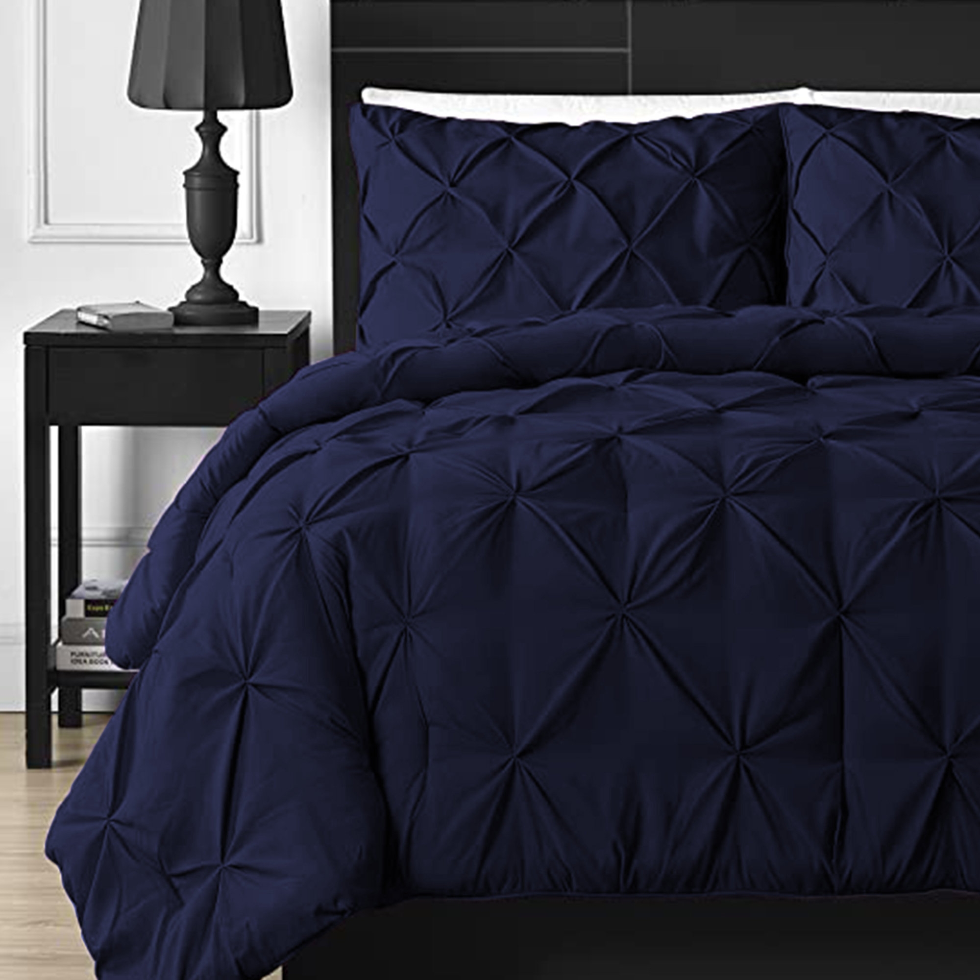 Dannyel Pinch Pleat Comforter Set