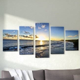 Day Break - 5 Piece Wrapped Canvas Print