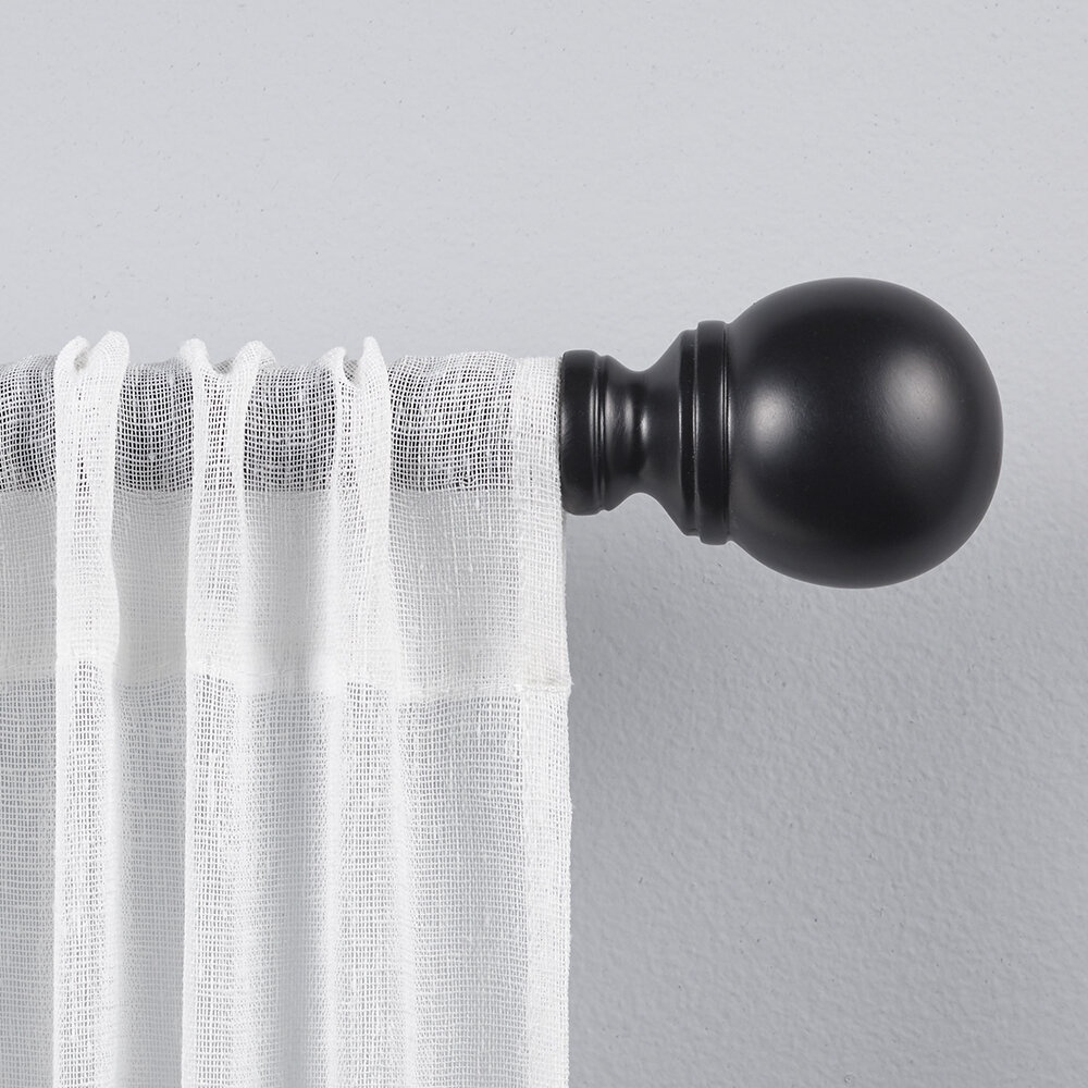 Deantrei Sphere Single Curtain Rod