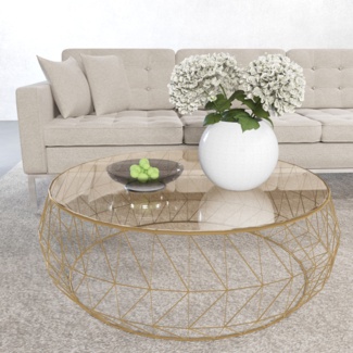 Circular Glass Coffee Table - Visualhunt