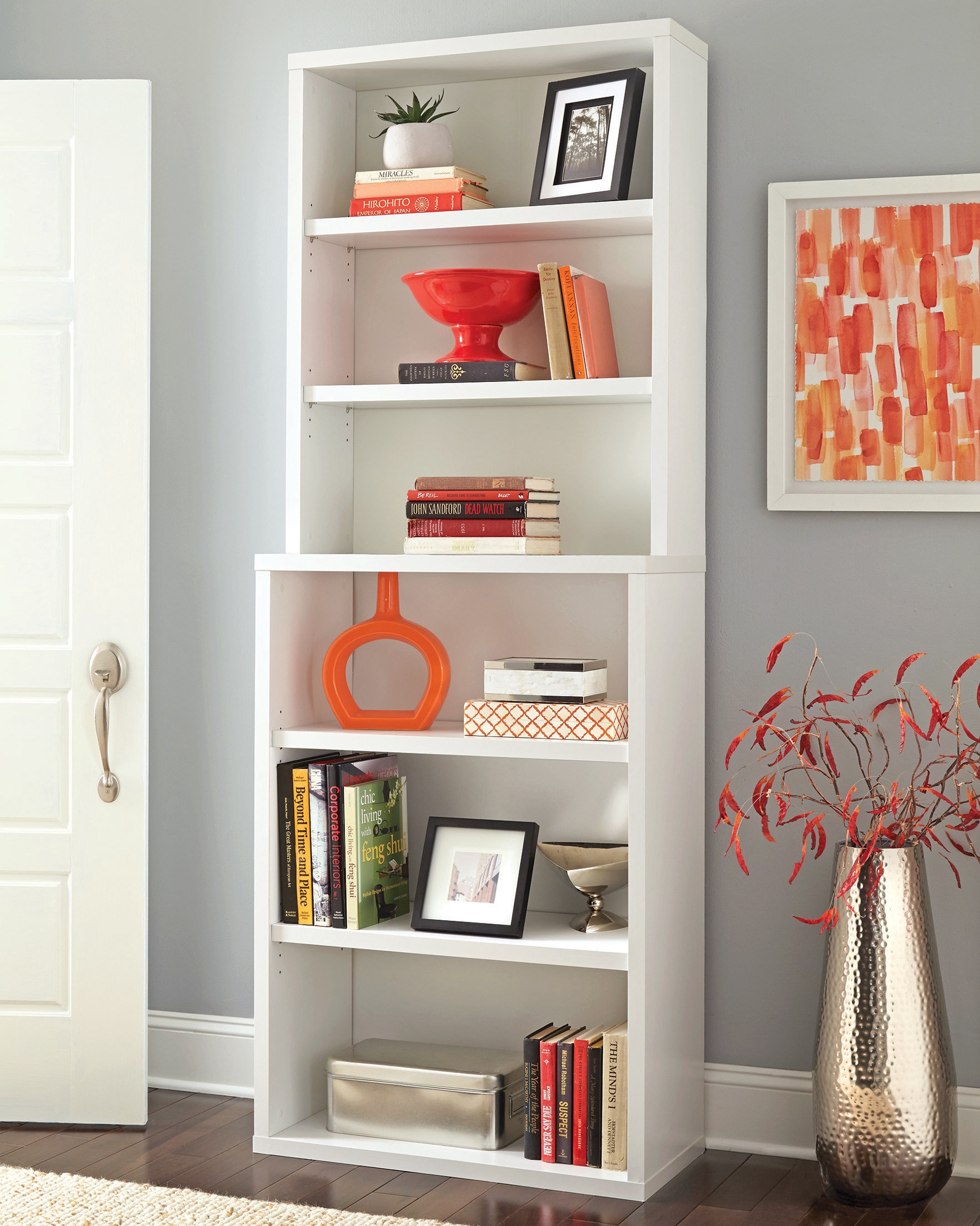 Decorative Bookcases 82.3'' H x 30'' W Standard Bookcase