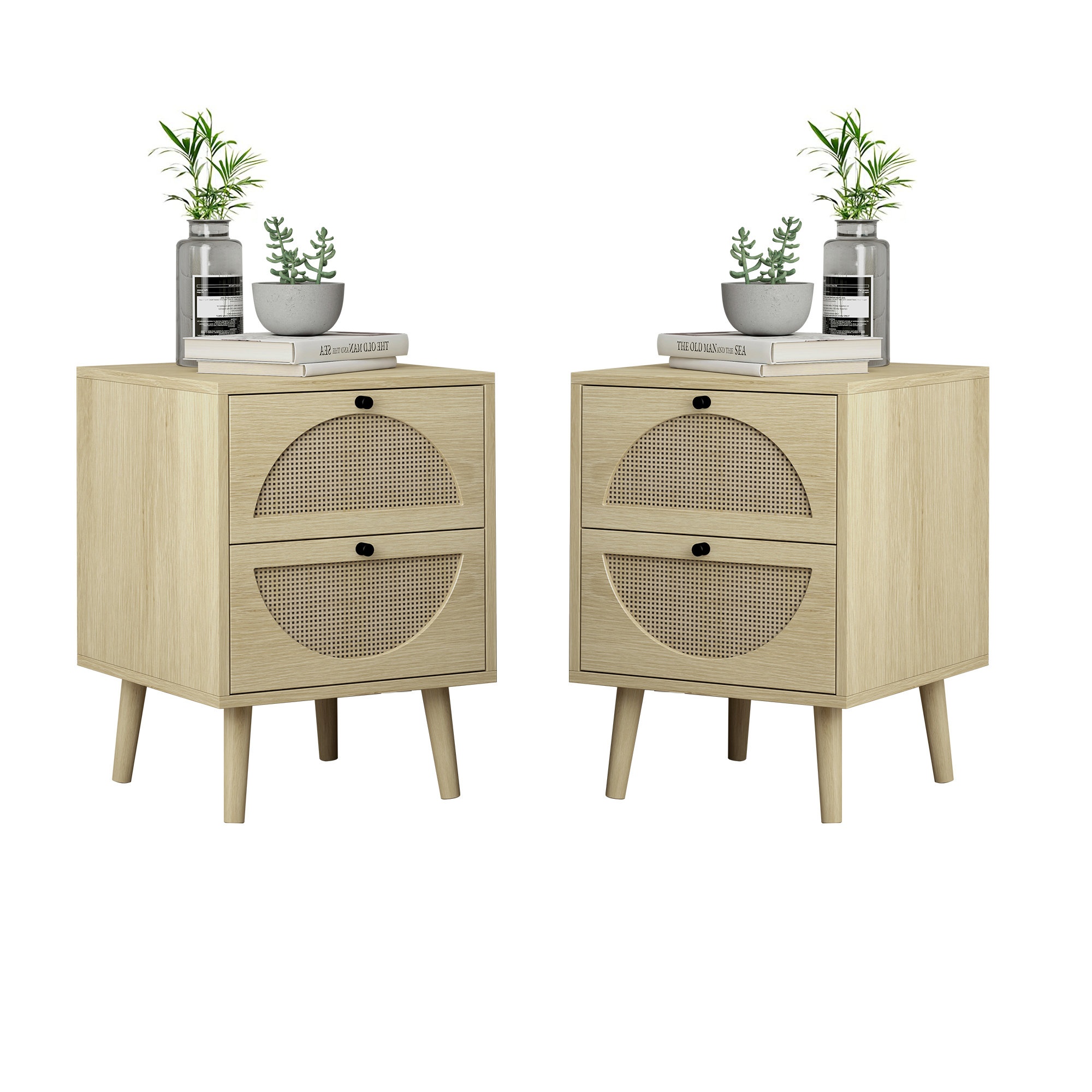 Delynne Manufactured Wood Nightstand