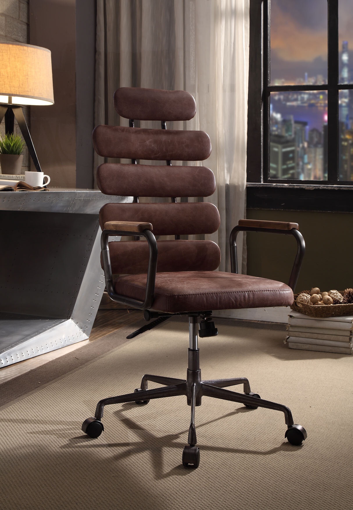 Demetra Genuine Leather Task Chair
