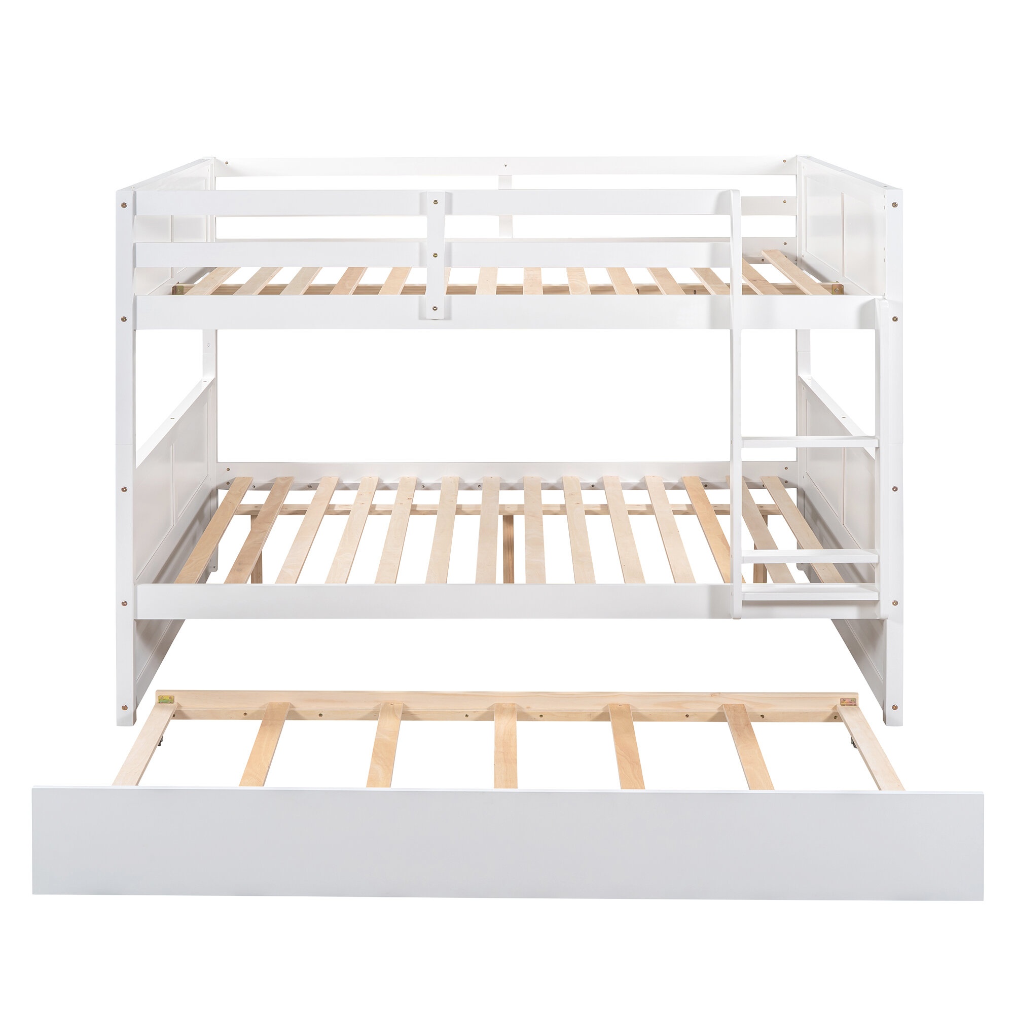 Harriet bee almedacheatham full over full bunk bed on sale bed frame