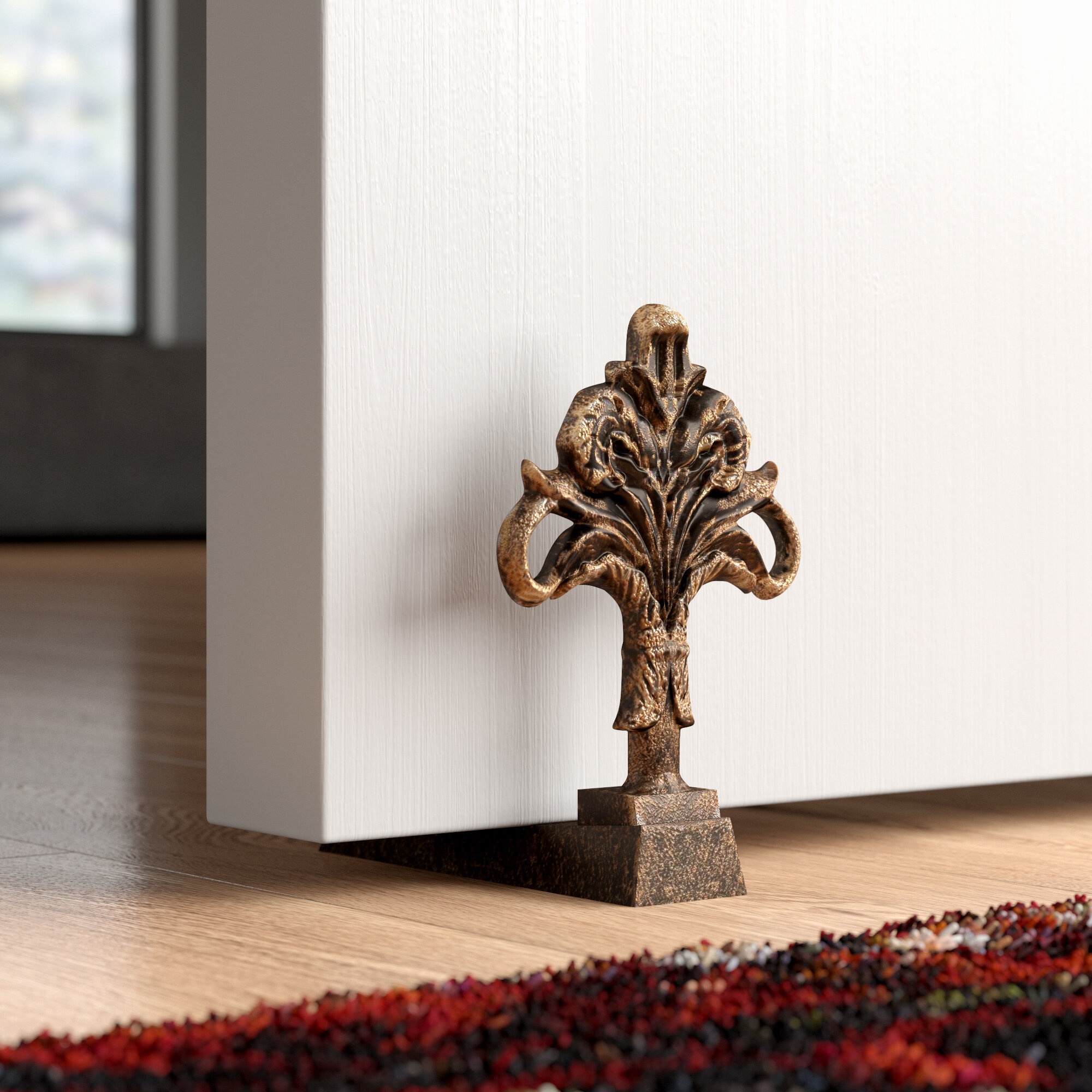 Devers Iron Wedge Floor Stop