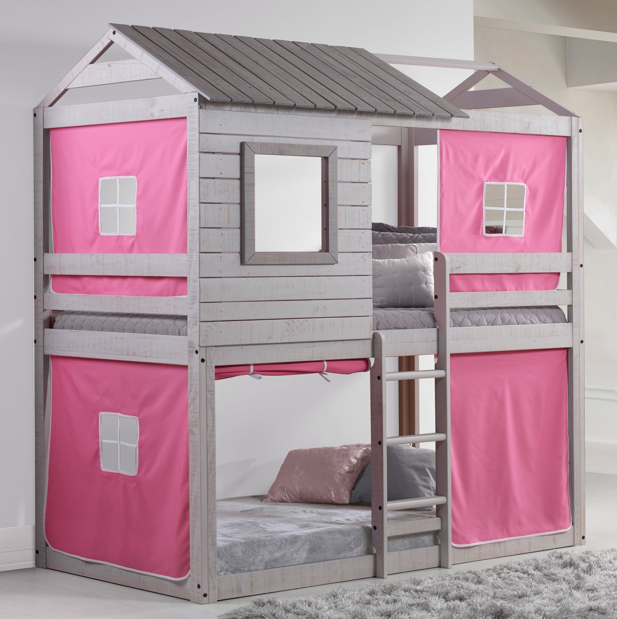 Diaz Twin Solid Wood Standard Bunk Bed by Zoomie Kids