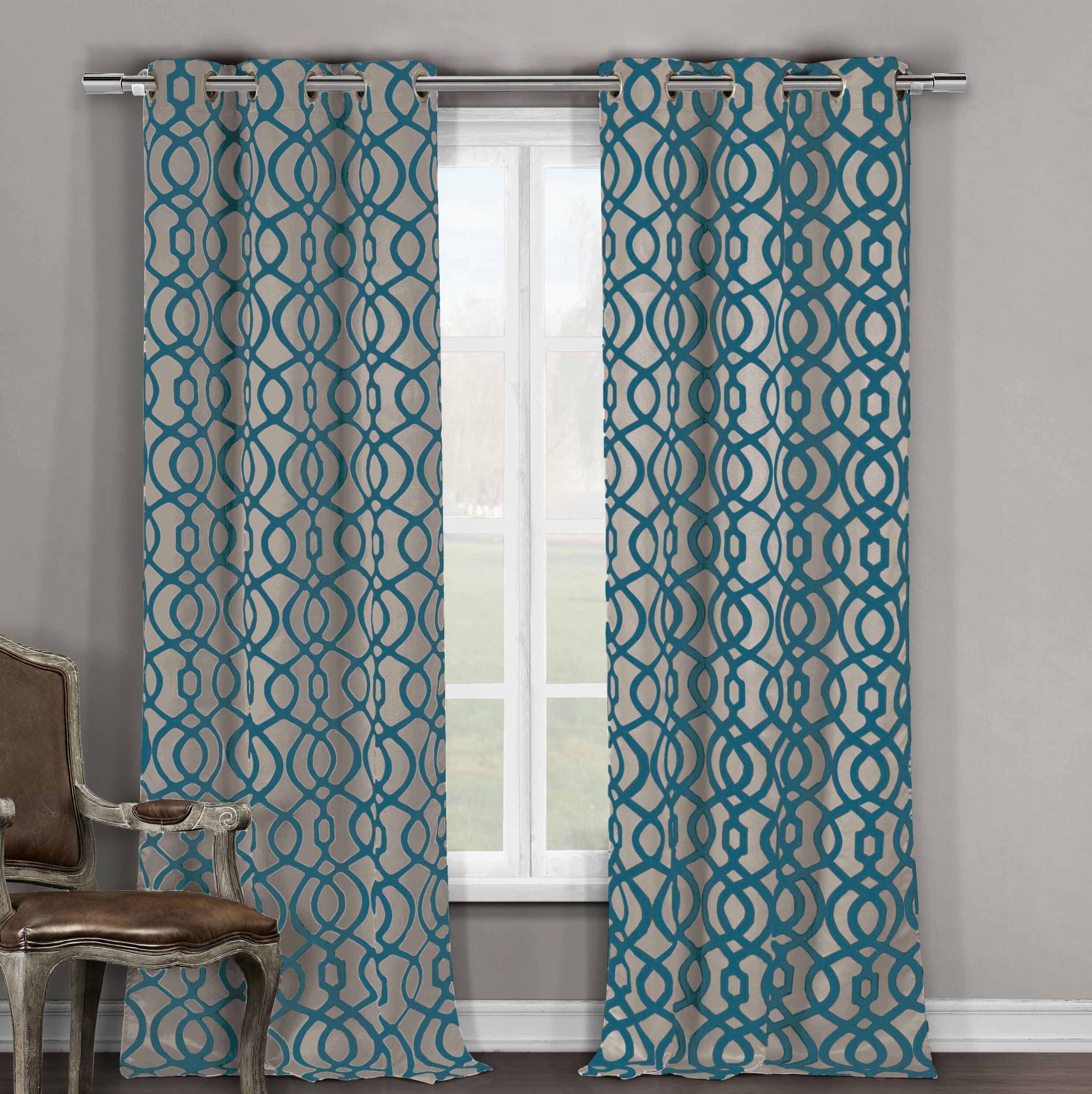 Solid Color Thermal Insulated Drapes Beige Blackout Curtains with Lining –  Melodieux