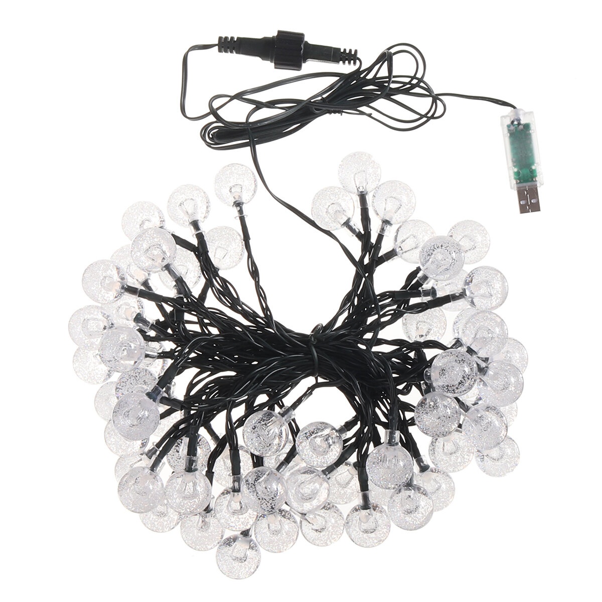 Doner 433'' Solar LED Globe String Lights