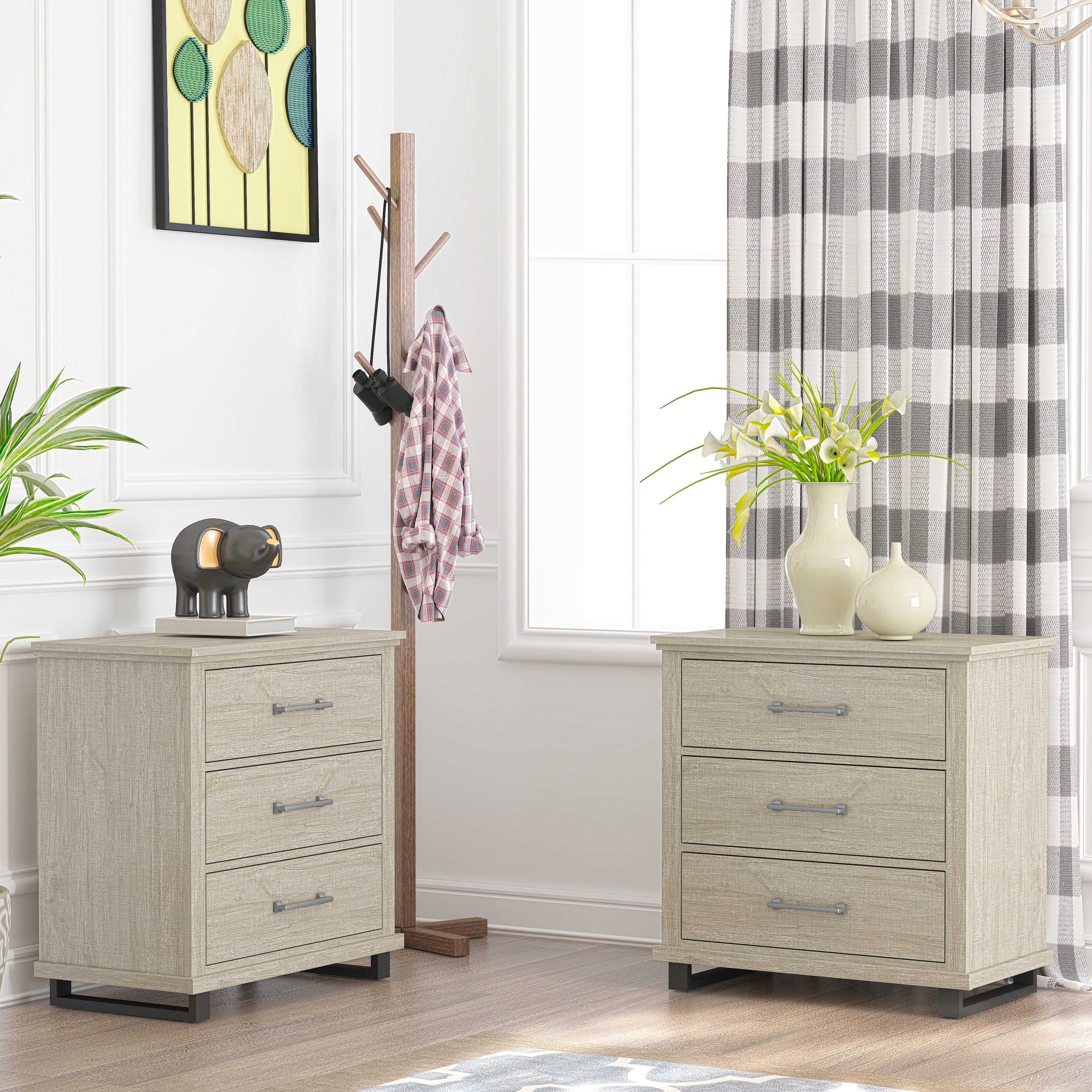 Doron Manufactured Wood Nightstand