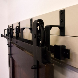 Double Bypass Barn Door Hardware Kit